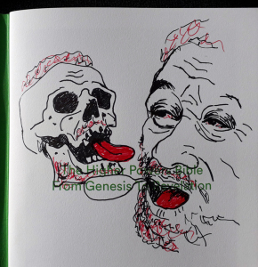Drawing inside booklet 1
